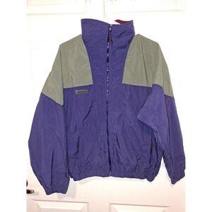 Womens Vintage Columbia Windbreaker‎ Full Zip Size Medium